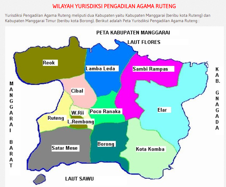 Wilayah Yurisdiksi PA RUTENG