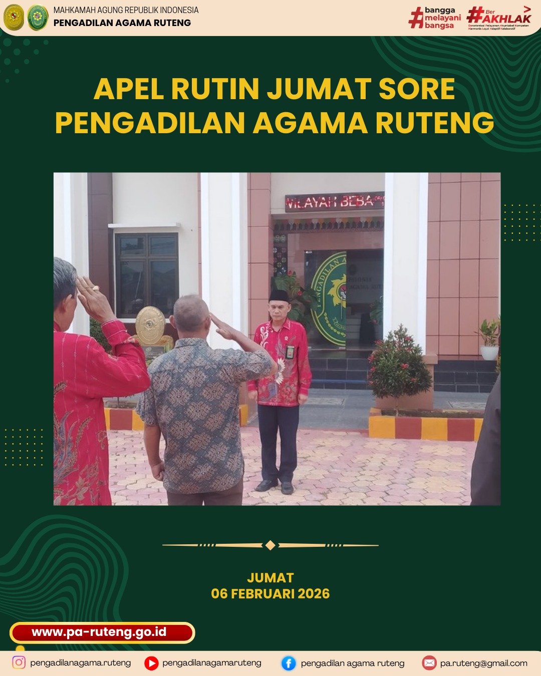 apel jumat sore 06 Feb