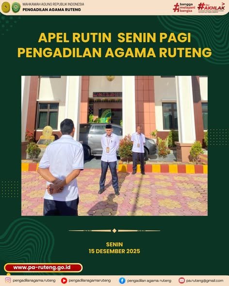 apel senin 15 Des