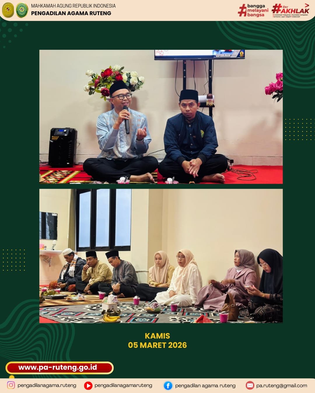 buka bersama di kantor