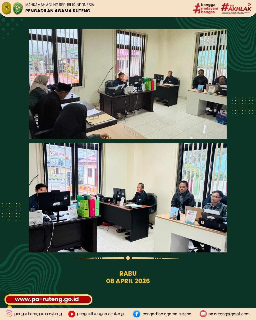 rapat 8 april